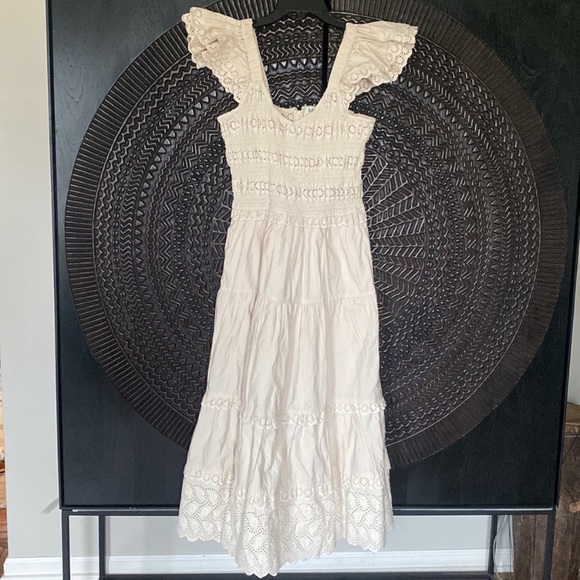 NEW Sea New York Everleigh eyelet dress midi small s - Picture 4 of 7